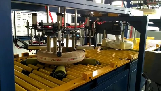 300mm Plastic Coil Packing Machine With Labeling Unloading System