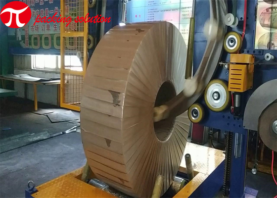 Slit Steel Coil Packing Machine Heavy Loading 1500mm Coil OD 80r/Min 4.0KW