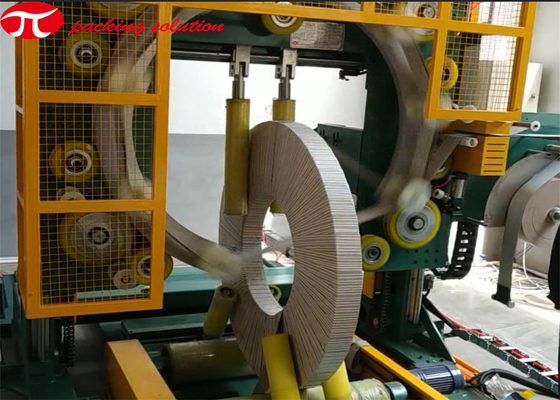 80r/Min steel coil packaging machine, anti-rust and dust-proof