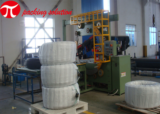 150mm Steel Wire Packing Machine Automatic Cold Drawing Wire Coil Wrapping Machine​ GS500
