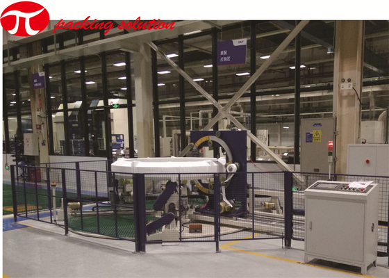 150mm Steel Wire Packing Machine Automatic Cold Drawing Wire Coil Wrapping Machine​ GS500