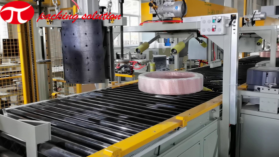 1800kg Double Coil Copper Coil Packaging Line With Advanced PLC Control System