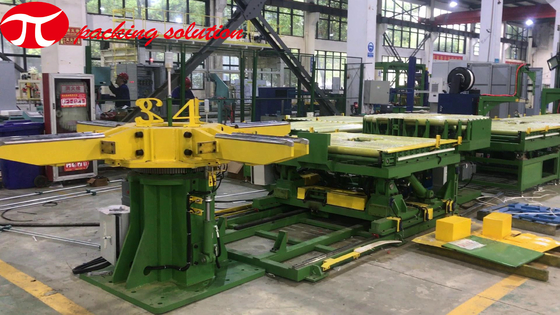 30mm Copper Coil Packaging Line LLDPE Welding Stacking Packaging Line