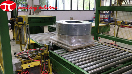 380V/50HZ Copper Coil Packing Machine LLDPE Stretch Film / Compound Paper Wrapping