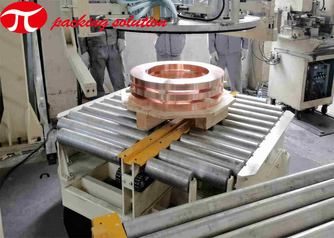 60mm Copper Coil Packing Line Multi Welding Stacking Machine
