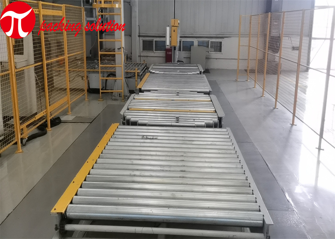 Customized  Coil Packaging Line Welding Stacking 20mm-60mm With Strapping Dustproof