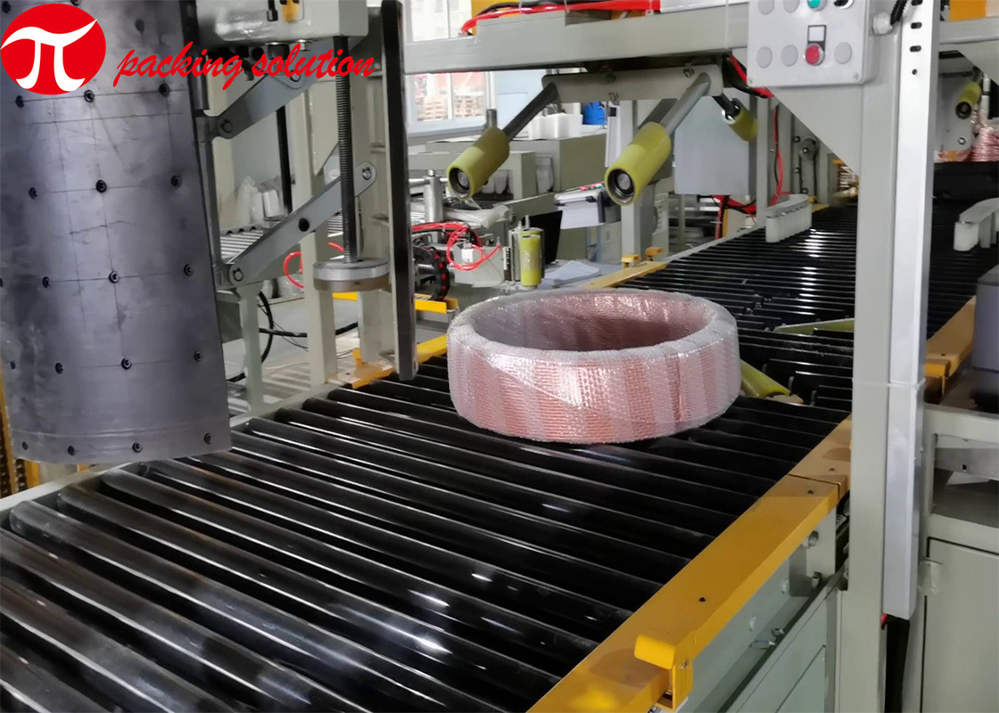 Palletizing Bundling Weighing Coil Stretch Wrapping Machine