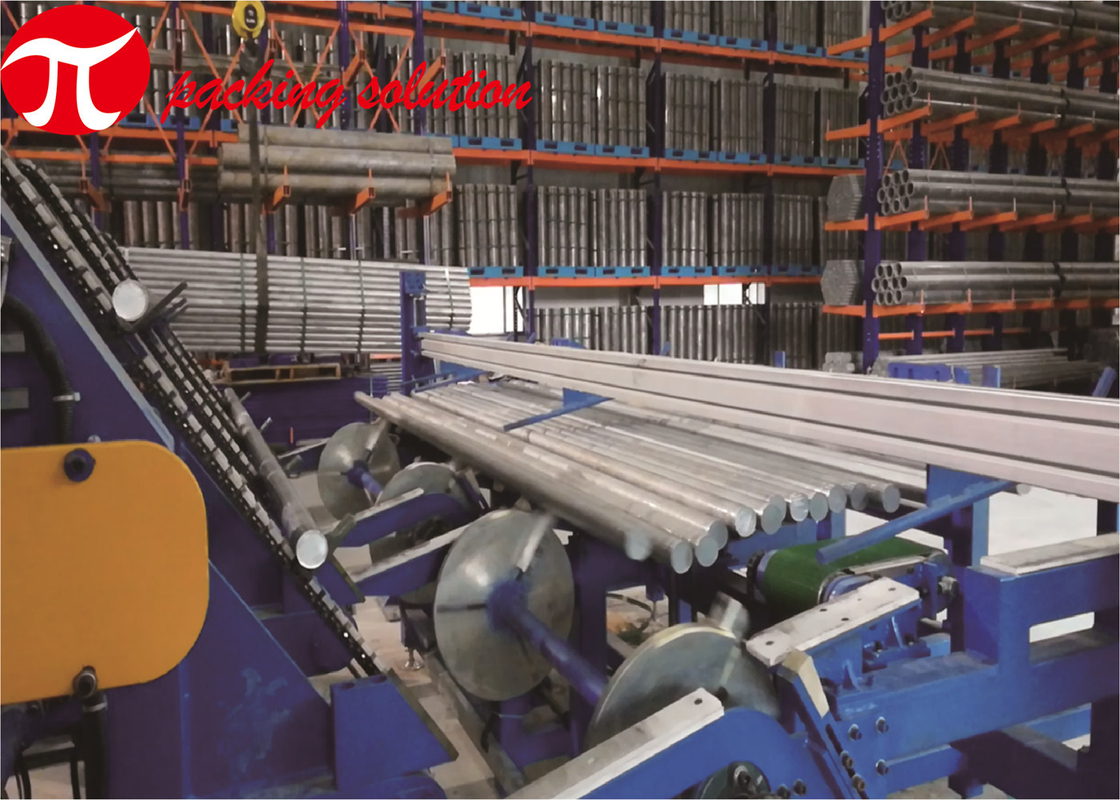 JINGLIN High Efficiency Steel Pipe Wrapping Machine 90r/Min PLC Programmable Control