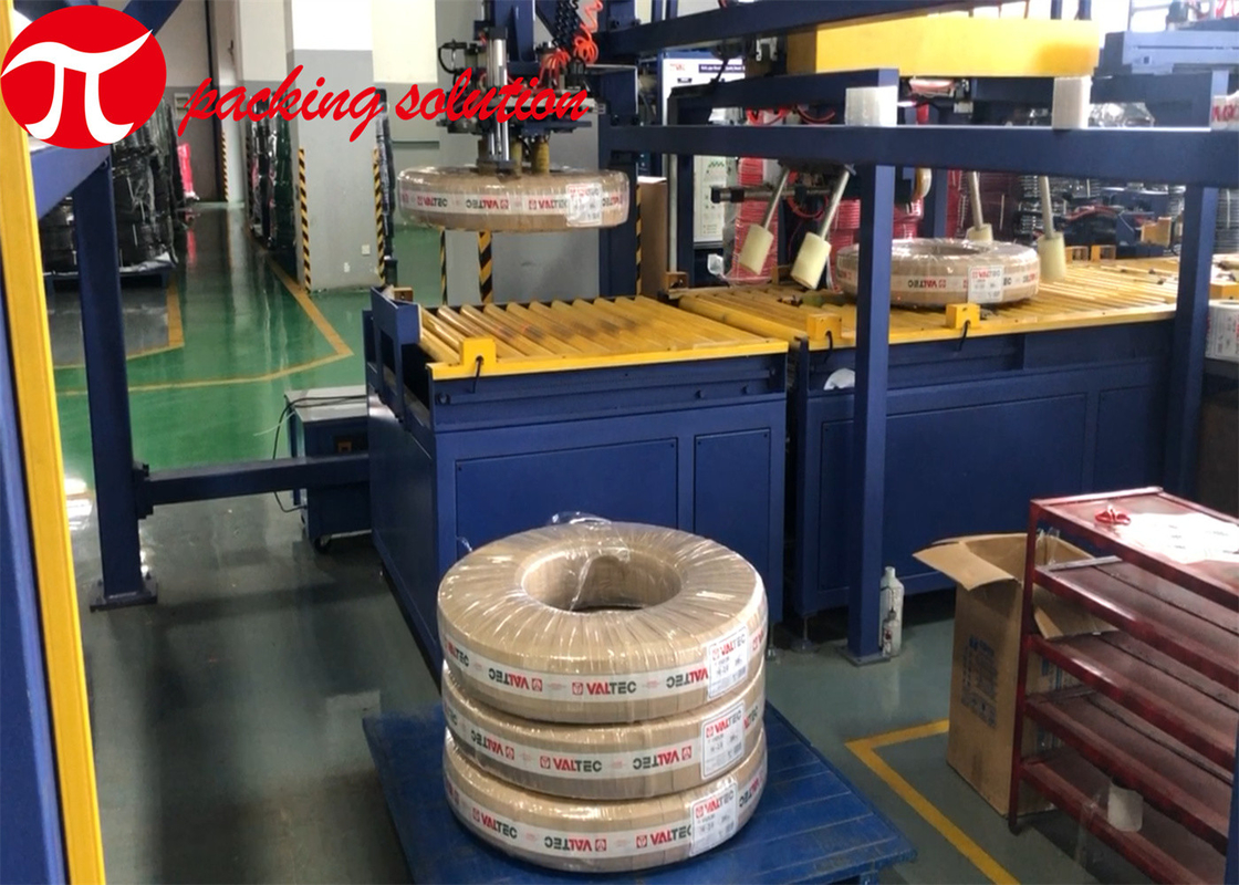 Plastic Pipe Packing Machine High Efficiency Automotic With Stacking Labeling System