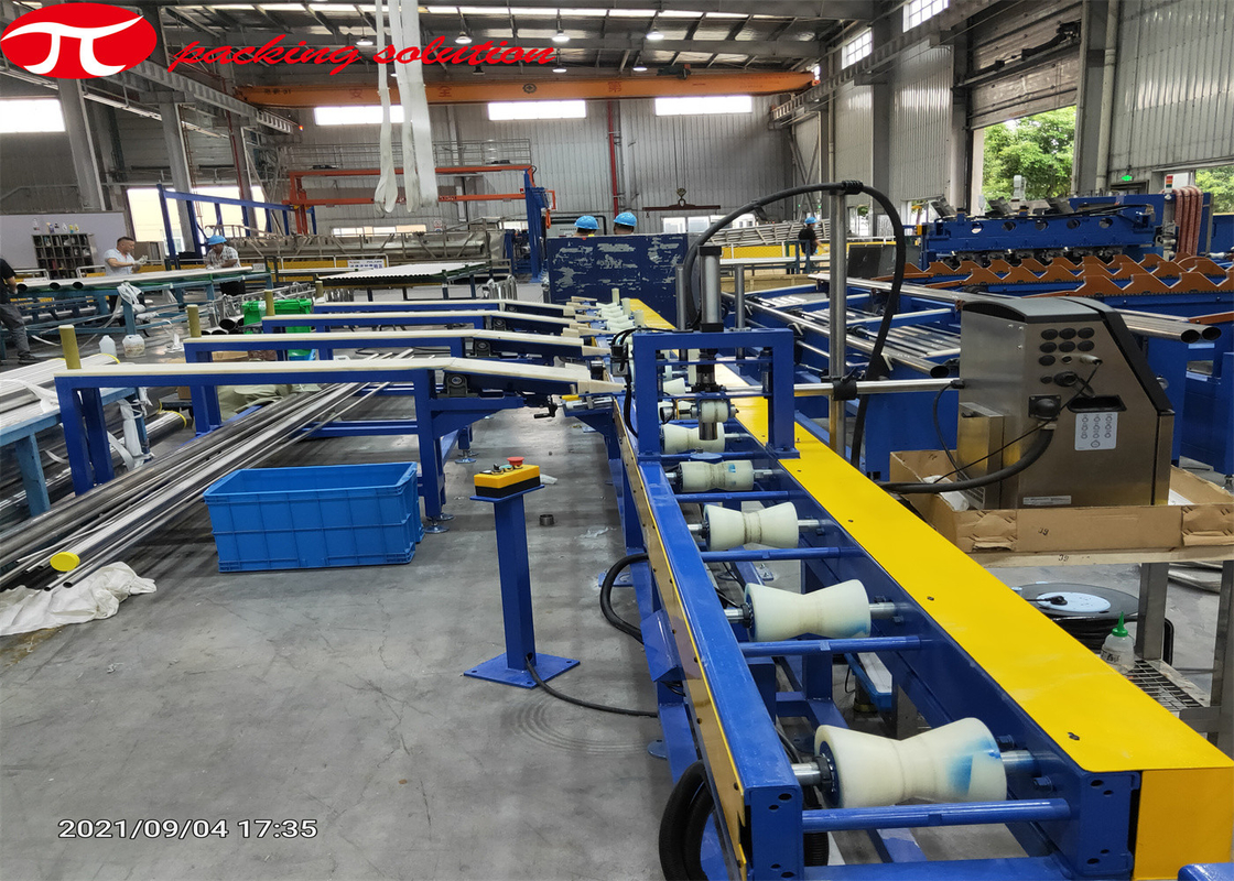 Automatic Steel Tube Packing Machine Horizontal 2-9m Conveyor Length