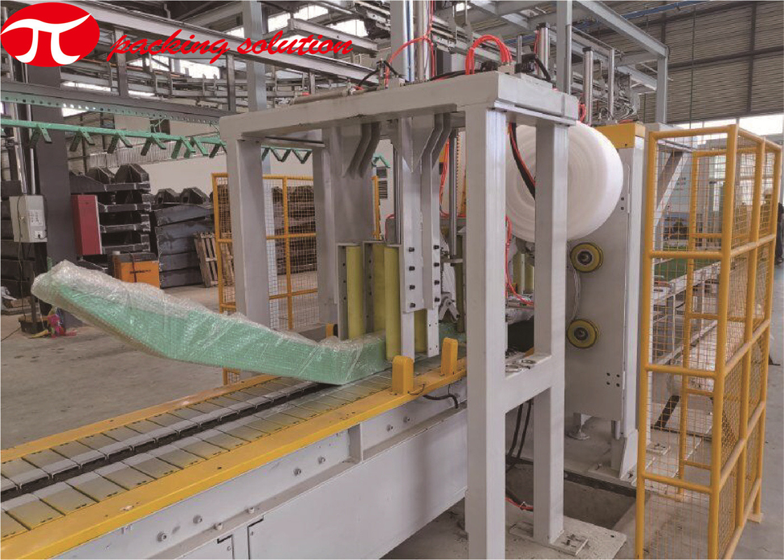 12KW Auto Horizontal Wrapping Machine 10m/Min For Irregular Object