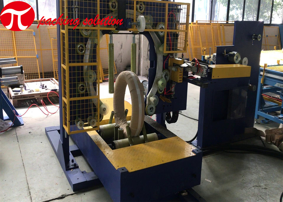 Automatic Vertical Steel Coil Packing Machine 1.5KW 90r/Min
