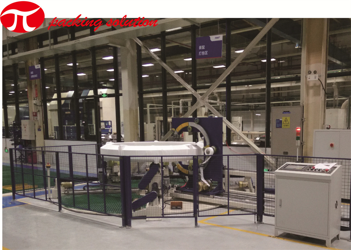 150mm Steel Wire Packing Machine Automatic Cold Drawing Wire Coil Wrapping Machine​ GS500