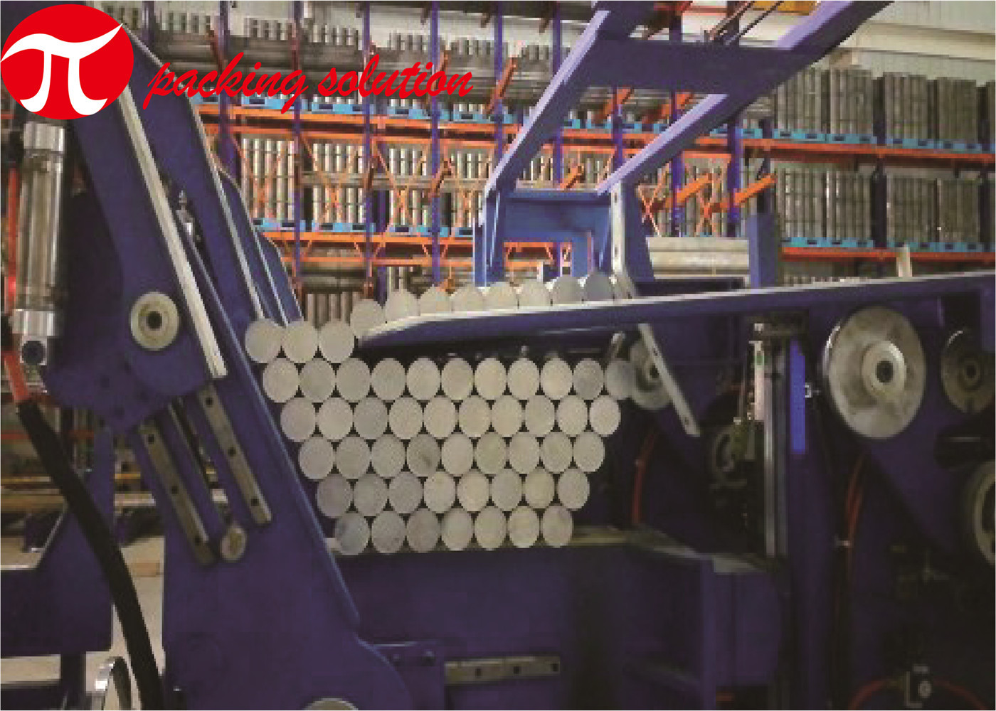3T Pipe Packing Machine, Automatic Control Steel Bar Bundle Making And Packing Equipment