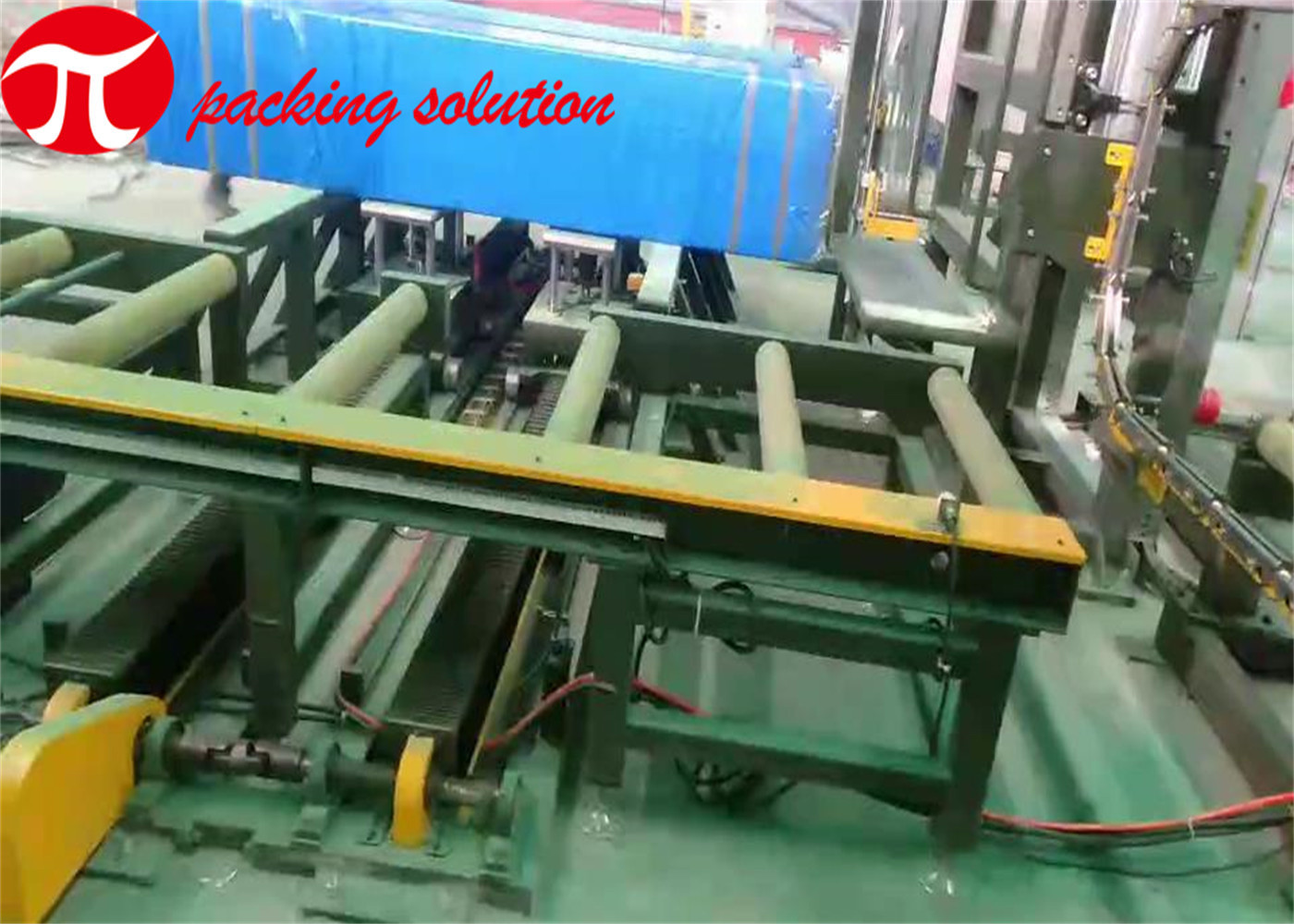 1.5kw Steel Tube Packing Machine 2-10m Conveyor Length PVC Pipe Wrapping Machine