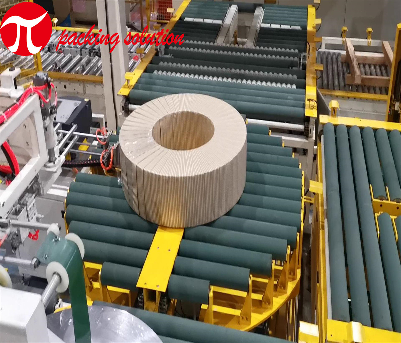 Fully Automatic Steel Coil Strapping Machine Standard Color  800mm-1500mm OD Can Be Customized