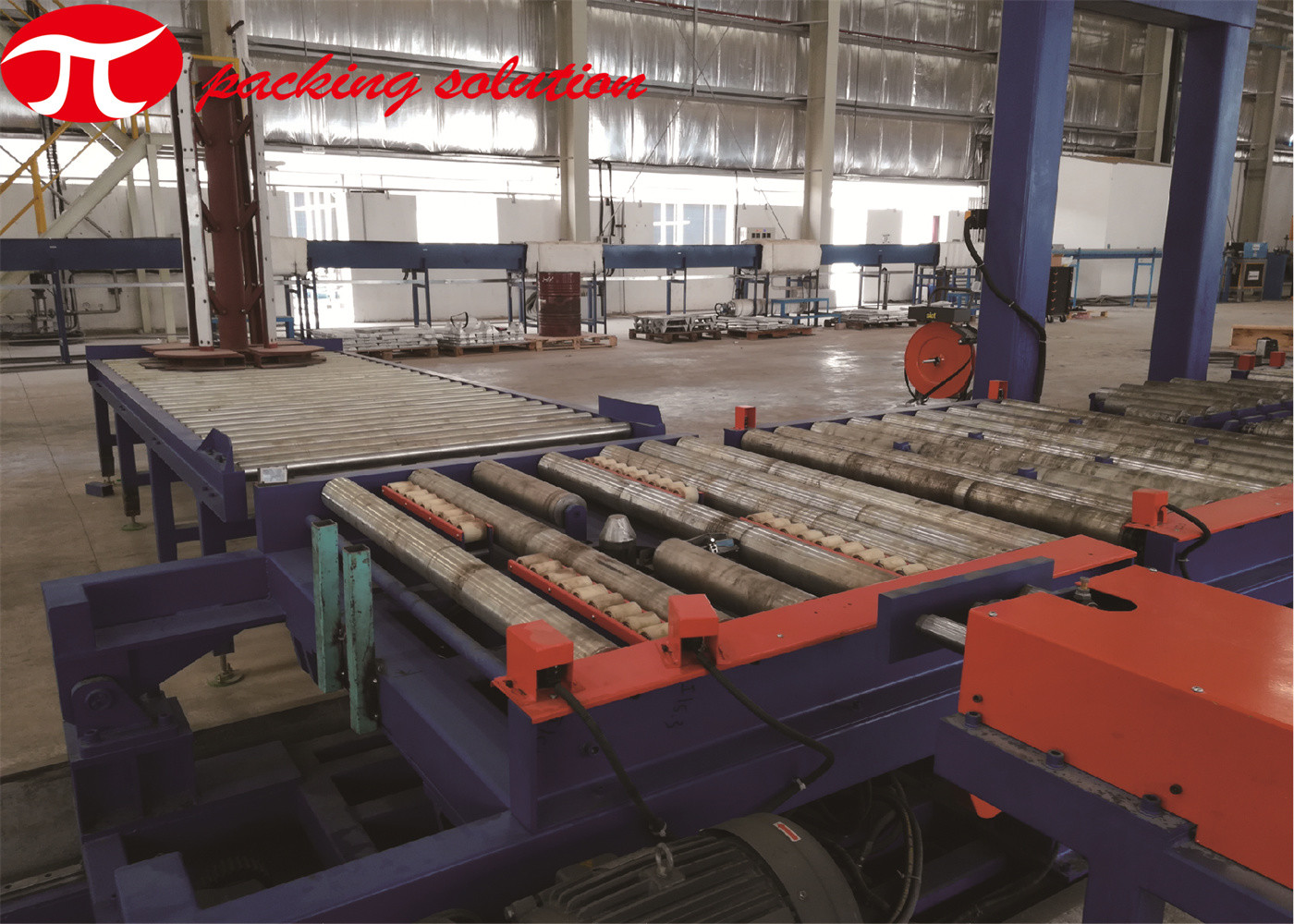 800-1500mm Steel Wire Packing Machine Horizontal Electrical Coil Stretch Packaging Machine​