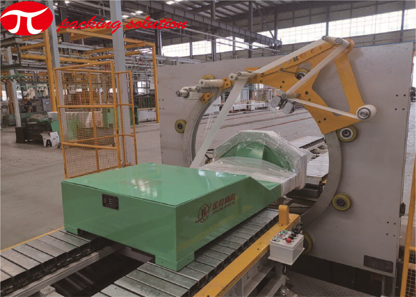 12KW Auto Horizontal Wrapping Machine 10m/Min For Irregular Object