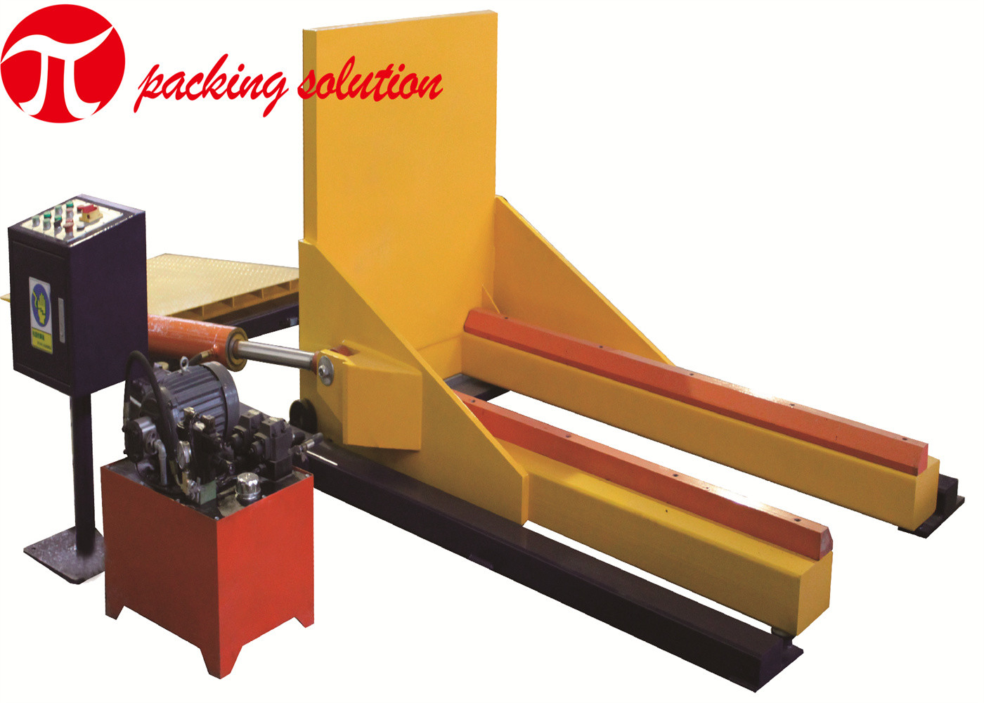 Safe Operation 90 Degree Hydraulic Coil Tilter Coil Turnover Machine Steel Coil In Line Tilter