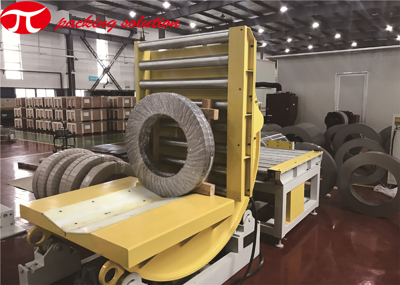Mechanical Coil Tilter / Remote Control Coil Turnover Machine Loading According To Needs
