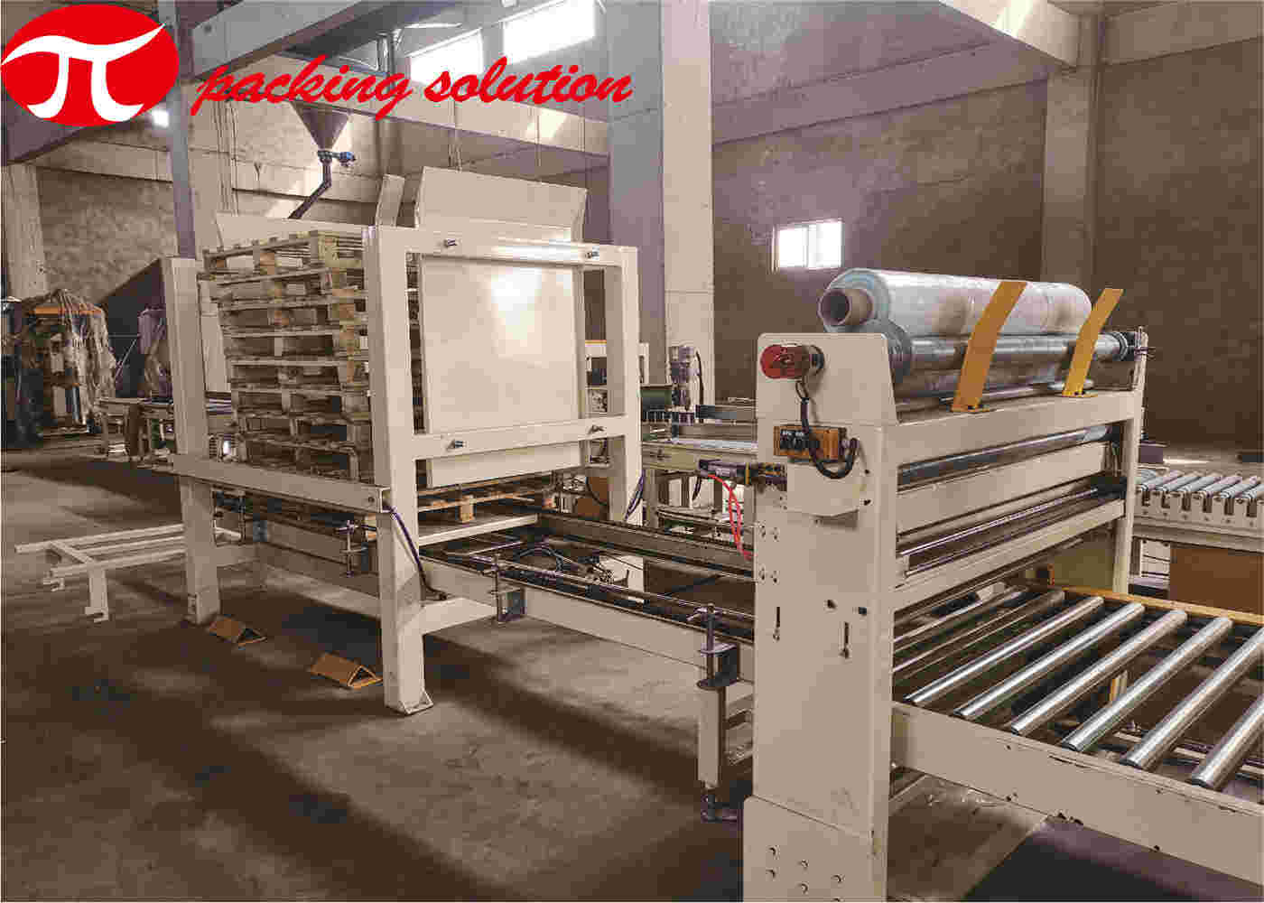 Industry Automatic Wrapping Machine With Top Cover