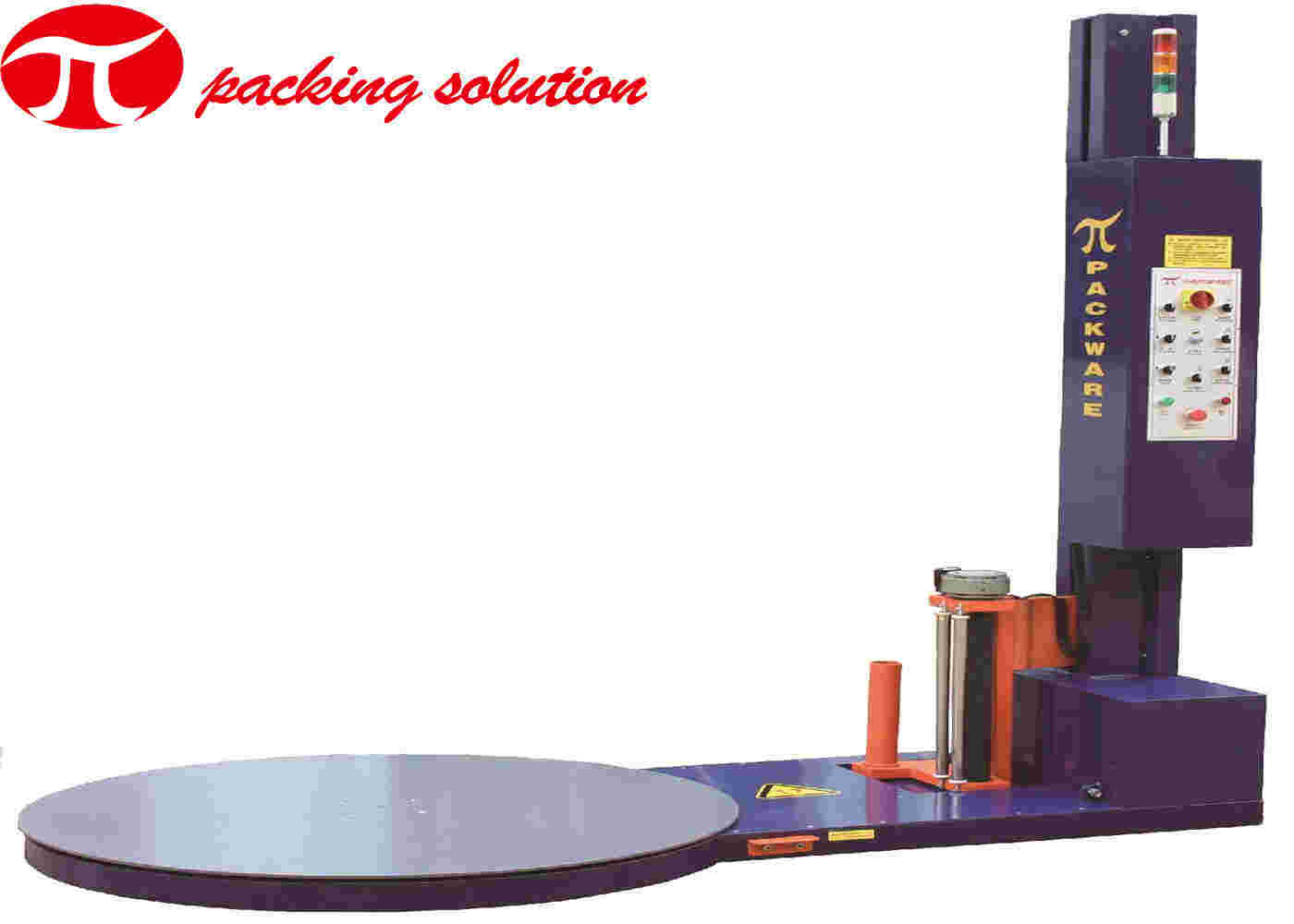JL2100-B Pallet Wrapper With Film Cutter 11r/Min Standard Blue 12 Months Warranty