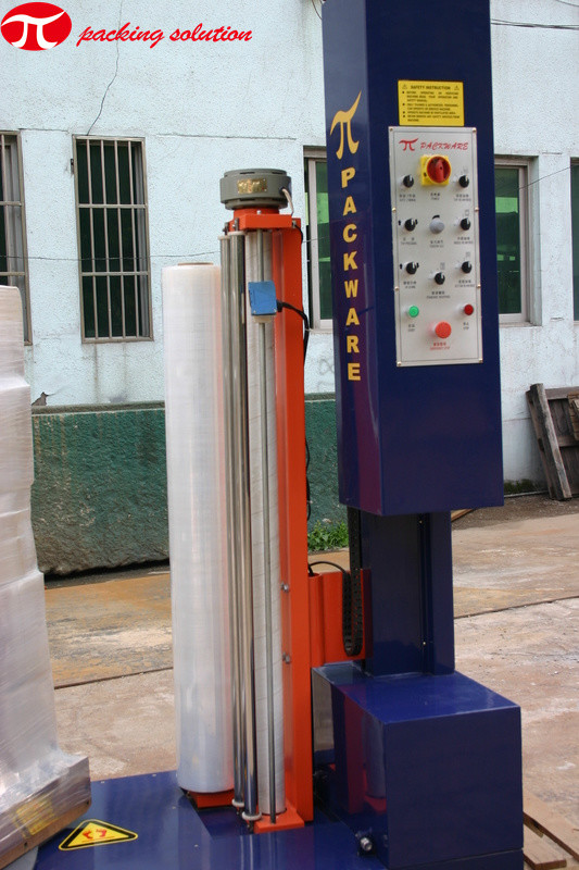 Automatic Stretch Wrapping Machine Anti Explosion Pallet Packing Machine With Ramp