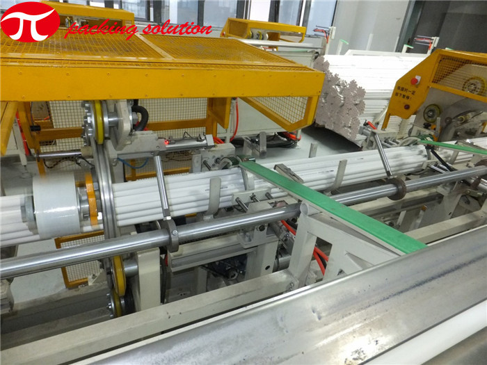 Effective Pipe Packing Machine Automatic Plastic Pipe Stretch Film Strapping Bagging Machinery