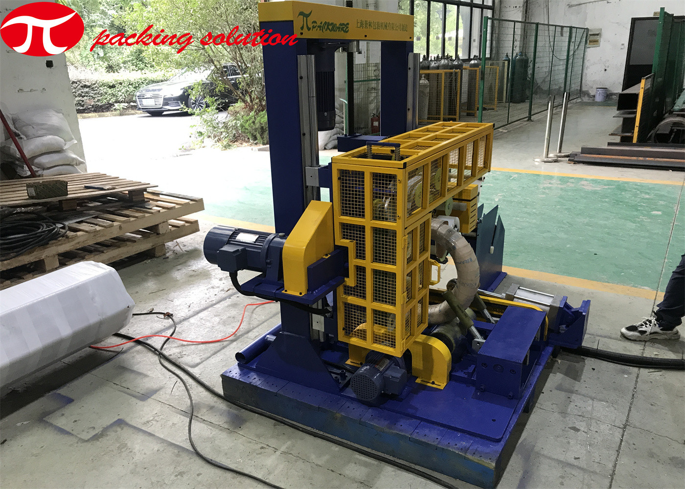 Vertical Steel Wire Packing Machine Compound Paper 380V 50HZ 1.5KW