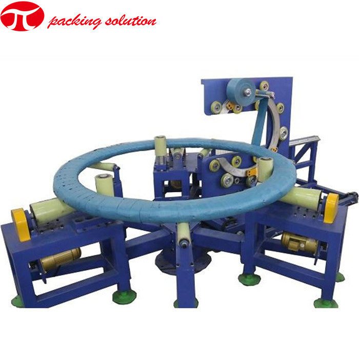 2500kg 5.0kw Steel Wire Packing Machine Horizontal Coil Wrapping Machine Automatic