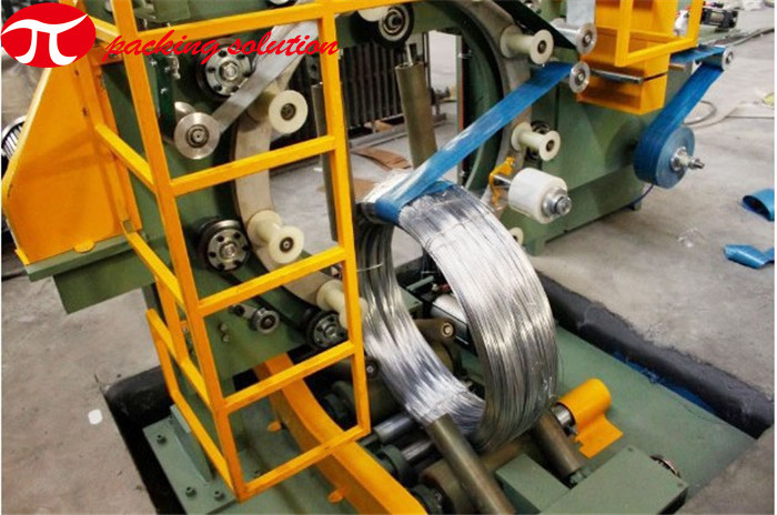 Vertical Type Autiomatic Coil Stretch Wrapping Machine GD300 1.5kw CE Certified