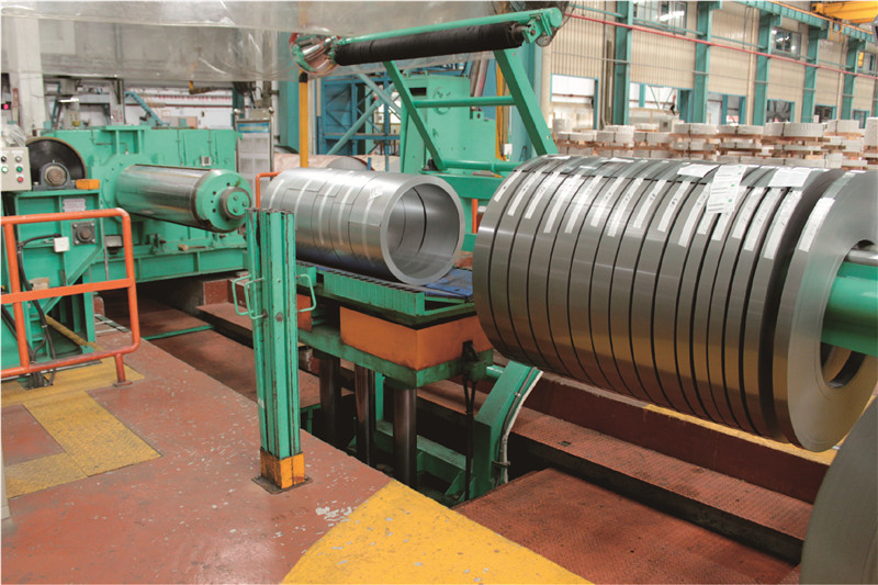 380V 50Hz Steel Coil Wrapping Line OD800-1500mm With Turnstile Tilting Machine